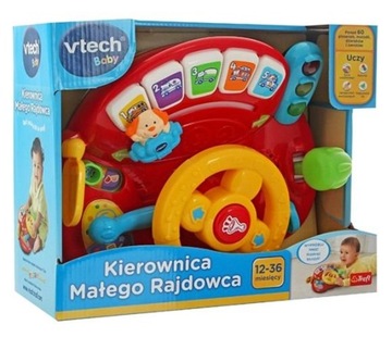 ИНТЕРАКТИВНЫЙ РУЛЬ ДЛЯ МАЛЕНЬКОГО РАЛЛИЧНОГО РАЙДЕРА VTECH PL