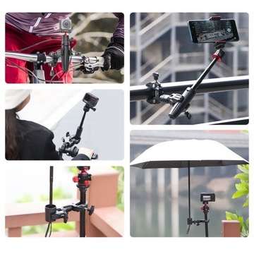 UCHWYT ZACISK CRAB CLAMP +PRZEGUB MAGIC ARM ULANZI