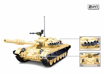 KLOCKI SLUBAN CZOŁG WOJSKO 2W1 T-72B3 T-72M1 770EL