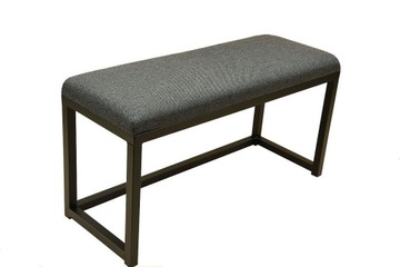 ŁAWKA TAPICEROWANA ŁAWECZKA METALOWA 70 cm