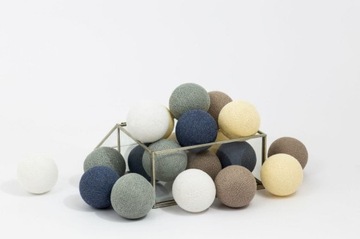 Zestaw lampek Cotton Balls Winter Memories 20 kul