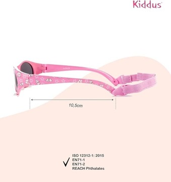 Очки Kiddus Surfer - розовые