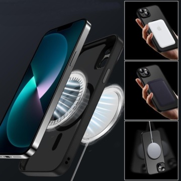 Чехол для iPhone 13 iPhone 14 для MagSafe МАТОВЫЙ ЧЕХОЛ ДЛЯ ЗАЩИТЫ КАМЕРЫ Стекло