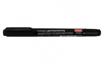 MARKER DWUSTRONNY PERMANENTNY TOMA CZARNY