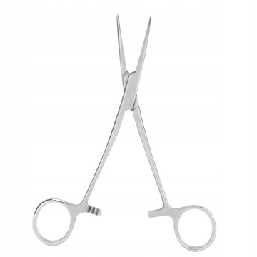 Хирургические прямые кровоостанавливающие щипцы длиной 16 см.