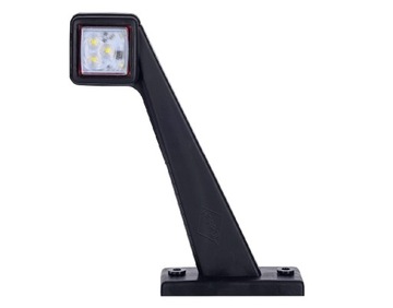 LAMPA OBRYSOWA NA WYSIĘGNIKU LED SKOŚNA DŁUGA LEWA