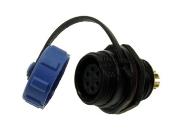 GNIAZDO 6 pin 0,75mm 13mm 5A 125V Weipu