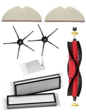 ZESTAW SZCZOTKI FILTRY MOPY do ROBOROCK S5 max S6 maxV