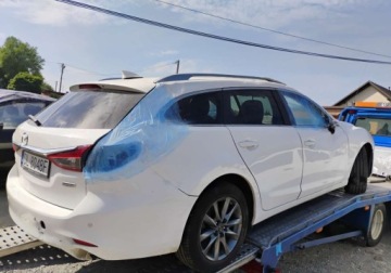 Mazda 6 III Sport Kombi Facelifting 2018 2.0 Skyactiv-G 145KM 2019 Mazda 6 2019r, SALON POLSKA. 2.0 Benzyna. Uszkodzony lewy przod. Pali. 2.0, zdjęcie 2