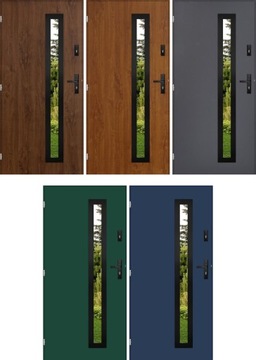 ВНЕШНИЕ ДВЕРИ ИЗ ПОЛЬСКОЙ ИНОКС SGAM ЧЕРНЫЕ 72MM 100