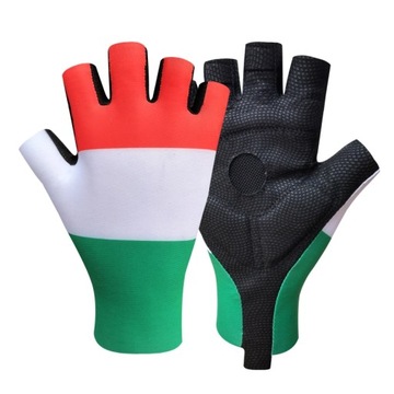 2024 New UAE ITALY Half Finger Bicycle Gloves Gel Pad Bike Cycling Sport Gl