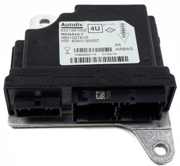 Moduł sensor Airbag Kadjar 985100781R