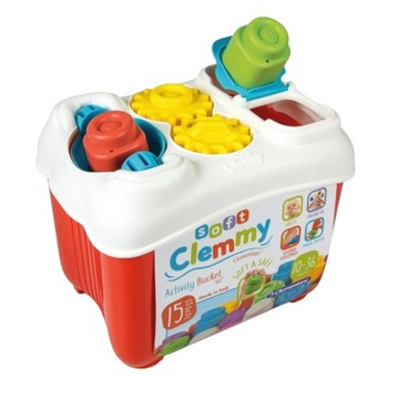 CLEMENTONI CLEMMY WIADERKO AKTYWNOŚCI KLOCKI 10M+