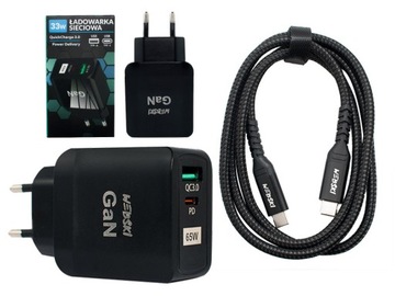 ZASILACZ 33W USB/USB-C DO TELEFONU KABEL 100W 2m