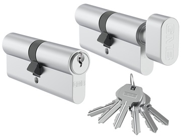 ZESTAW WKŁADEK DRZWIOWYCH NIKIEL N45/55+S45/55