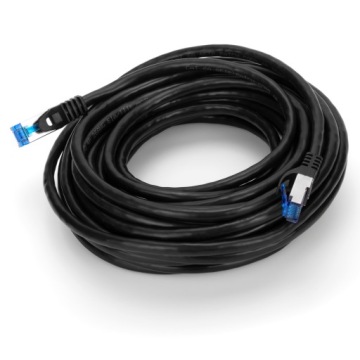СЕТЕВОЙ КАБЕЛЬ LAN S/FTP CAT.6a НАРУЖНЫЙ КАБЕЛЬ ETHERNET RJ45 CAT 6a 15 м
