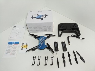 DEERC D20 синий мини-дрон для детей с камерой HD 720p, 2 аккумулятора