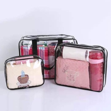 НАБОР ПРОЗРАЧНОЙ ДОРОЖНОЙ КОСМЕТИКИ ИЗ 3 ШТ.!