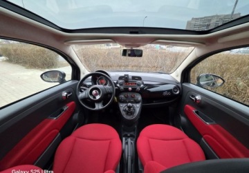 Fiat 500 II Seria 1 0.9 SGE S&amp;S 85KM 2012 Fiat 500 109 Tkm - Klimatronik - Panorama - Zarejestrowany Benzyna 85KM, zdjęcie 6