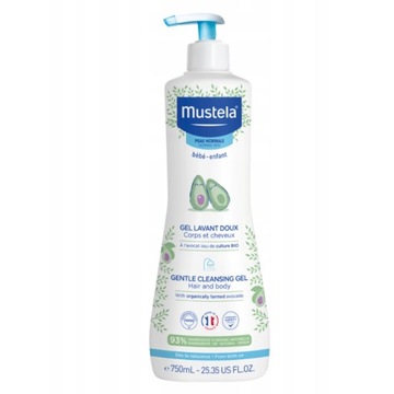 Mustela Bebe Enfant delikatny żel do mycia 750 ml
