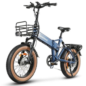 składany rower elektryczny 1200W 48V 15AH 20cali