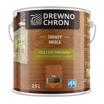 DREWNOCHRON Olej do drewna tik 2,5L