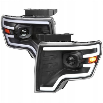 FORD F150 LAMPY PRZÓD 2009 -2014 LED LEWA PRAWA KOMPLET REFLEKTORY EU NOWE