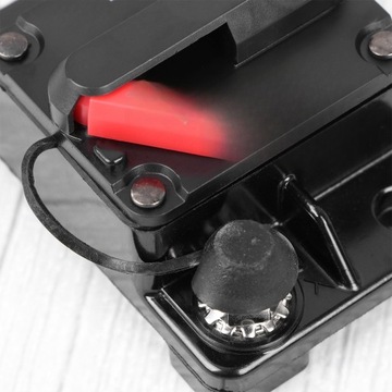 WZMACNIACZ SAMOCHODOWY BEZPIECZNIK RĘCZNIE ZRESETUJ MOC STEREO