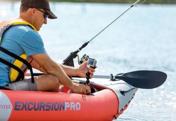Байдарка Excursion Pro K1 с веслами 305см Intex 68303
