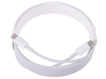 Kabel Typu - C na Typ - C 1m BIAŁY APPLE IPHONE