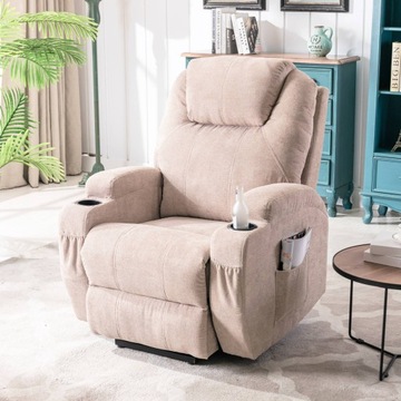 Электрически регулируемое массажное кресло с раскладывающимся диваном для пожилых людей