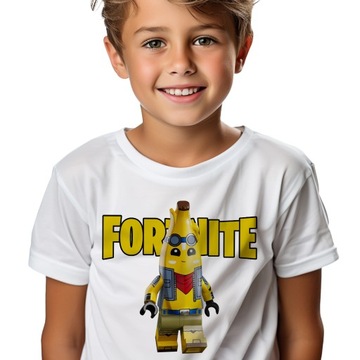 Koszulka Dziecięca LEGO FORTNITE PEELY 134cm (9 - 11lat) T-shirt top WZORY