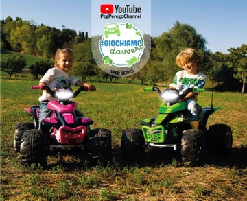 PEG PEREGO CORRAL T-REX PINK QUAD для девочек