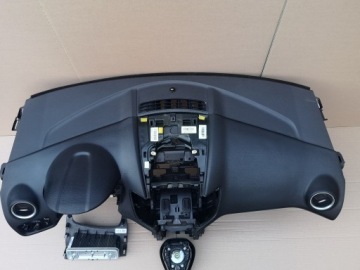 FORD FIESTA MK7 LIFT 2013–2017: ОРИГИНАЛЬНЫЙ КОМПЛЕКТ КОНСОЛИ И ПАНЕЛИ С ПОДУШКОЙ БЕЗОПАСНОСТИ