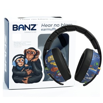 Słuchawki ochronne nauszniki dzieci 0-3lat BANZ