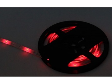 ВОДОНЕПРОНИЦАЕМАЯ СВЕТОДИОДНАЯ ЛЕНТА SMD 5M RGB ЦВЕТНАЯ + ДИСТАНЦИОННОЕ УПРАВЛЕНИЕ