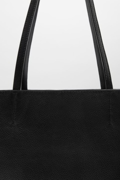 skórzana torba typu shopper Zara