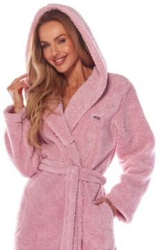 КОРОТКИЙ ТЕПЛЫЙ ПУХОВЫЙ ХАЛАТ ЖЕНСКИЙ БАННЫЙ ХАЛАТ M