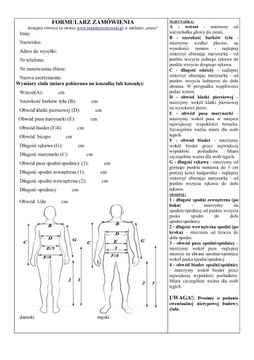 Mundur wyjściowy PSP damski szycie na miarę