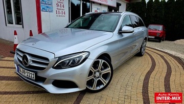 Mercedes Klasa C W205 Kombi 220 BlueTEC 170KM 2014 Mercedes-Benz Klasa C Bogata wersja 4-Matic 2.1 Diesel 170KM