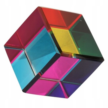 Оптический куб 25 мм, цветной куб-призма