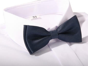 ГАЛСТУК-БАБОЧКА ДЛЯ ДЕТСКИХ МАЛЬЧИКОВ, ТЕМНО-СИНИЙ, В КОРОБКЕ