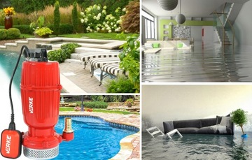 НАСОС ДЛЯ Грязной, ЧИСТОЙ ВОДЫ, Септик, канализация, колодец, погружной, погружной