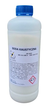 Soda Kaustyczna Wodorotlenek Sodu 1kg SOLO czyszczenie narzędzi urządzeń Ul