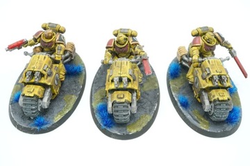 Warhammer 40k Space Marines Primaris Outriders zestaw 3 figurki plastik