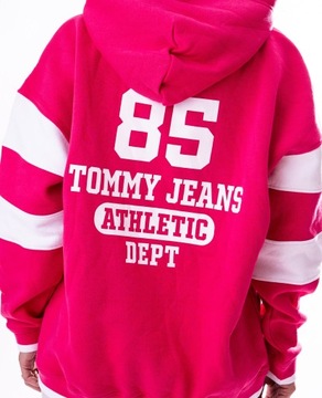 Tommy Hilfiger Jeans bluza damska wkładane przez głowę,kapturem rozmiar M