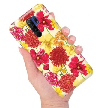 ETUI DO XIAOMI REDMI 9 Kwiaty Flower Natura Wzory