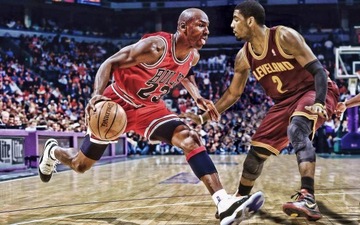 OBRAZ MICHAEL JORDAN 23 Chicago Bulls PŁÓTNO 50x70