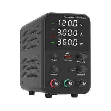 Цифровой настольный источник питания постоянного тока, 120 В, 3 А