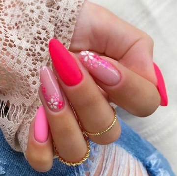 НАБОР 5x ГИБРИДНЫХ ЛАКОВ ДЛЯ НОГТЕЙ NEON ALLELAC SUMMER SUMMER